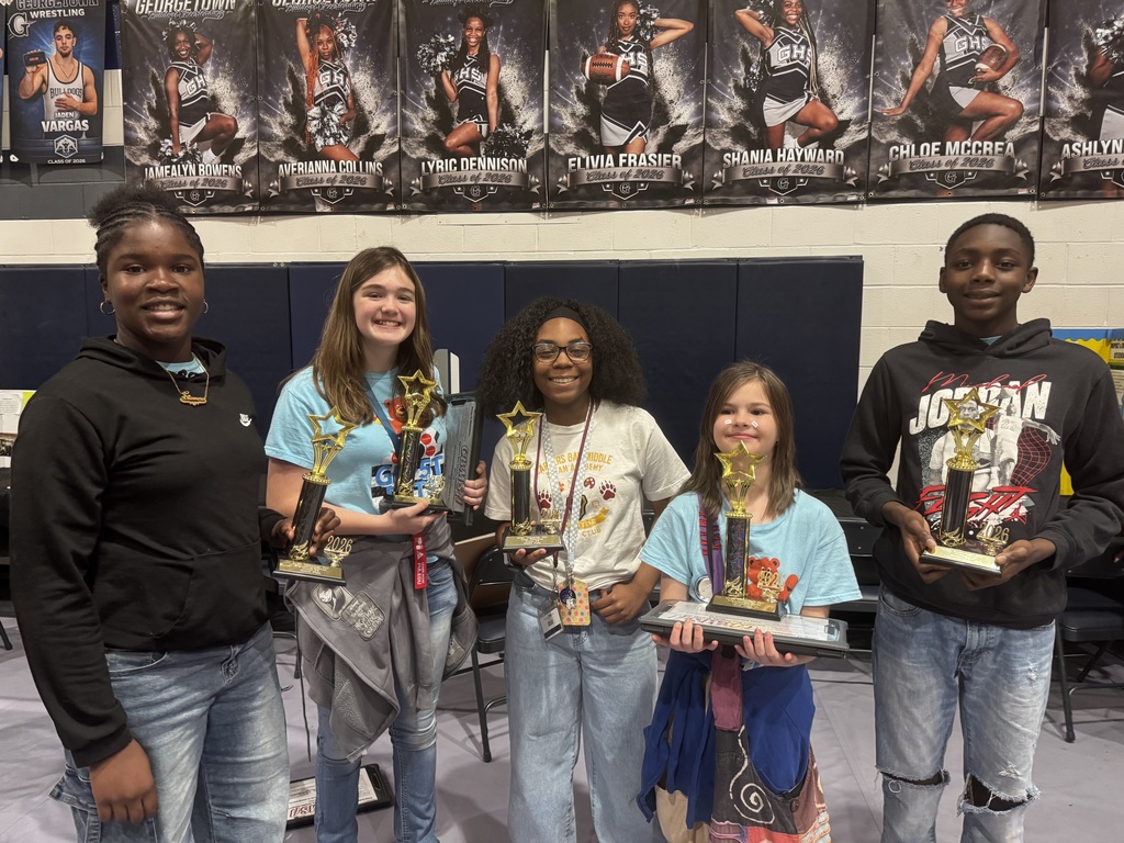 Winners from GCSD Tech Fair.