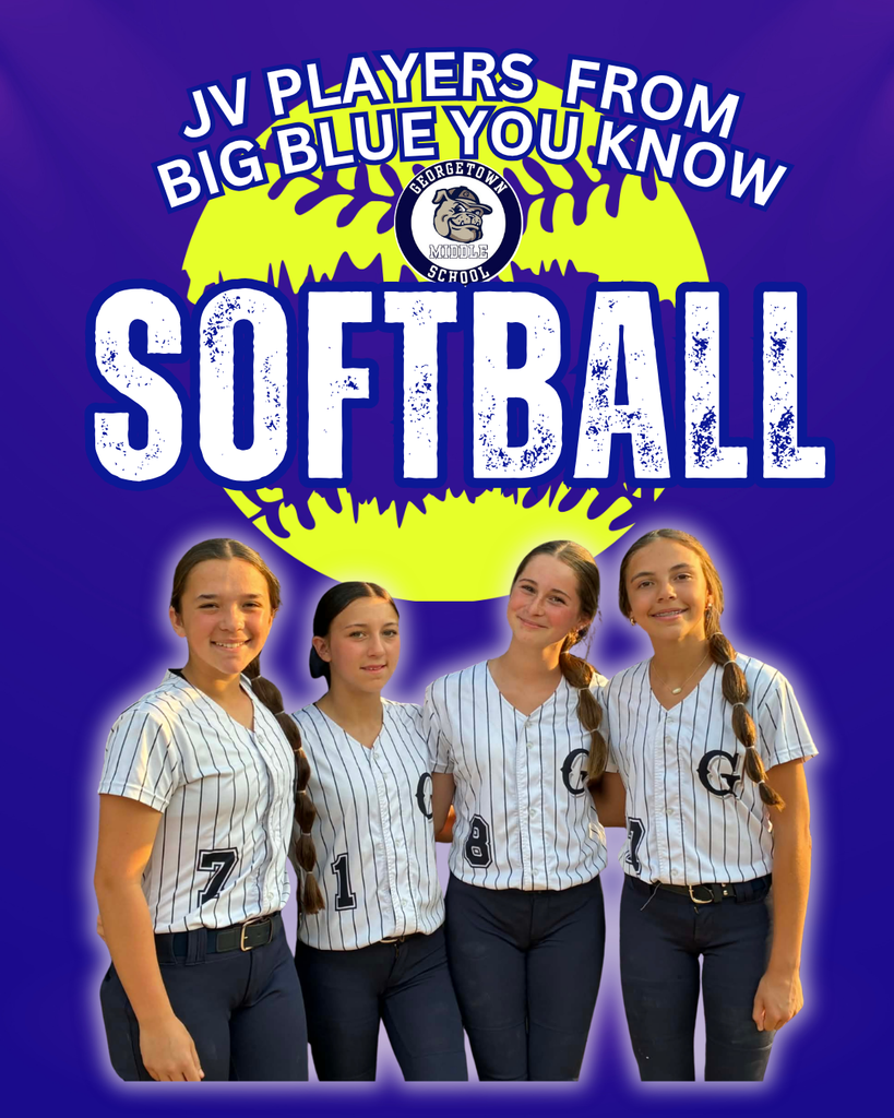 Bulldog Family… we’re NOT done yet!! We still got some games left, and it’s time to show up and show OUT for our JV Softball Lady Bulldogs! 💙🐾  Let’s pack those stands and bring that BIG BLUE ENERGY all the way through the season!  🥎 JV Team Members ✨ Lila Howard — P / UT (8th Grade) ✨ Kara Chong — C (7th Grade) ✨ Alaina Clark — 2B (7th Grade) ✨ Bailee Jordan — P / 2B (7th Grade)