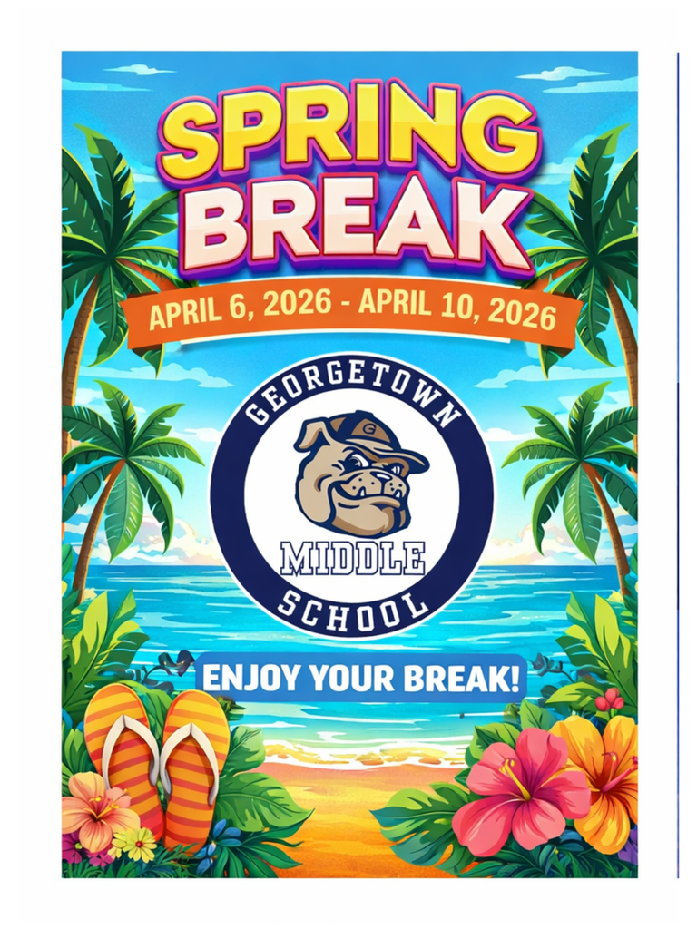 It’s almost time for a well-deserved break, Bulldogs! 🎉☀️  📅 Friday, April 3, 2026 🚫 No Students – Good Friday ✝️  🌴 SPRING BREAK 🌴 📅 April 6, 2026 – April 10, 2026  Take this time to relax, recharge, and enjoy time with family and friends! 🌊☀️💙  📌 Students return on Monday, April 13, 2026  Let’s come back refreshed and ready to finish the year strong! 💪📚  Enjoy your break, BIG BLUE! 🐾💙