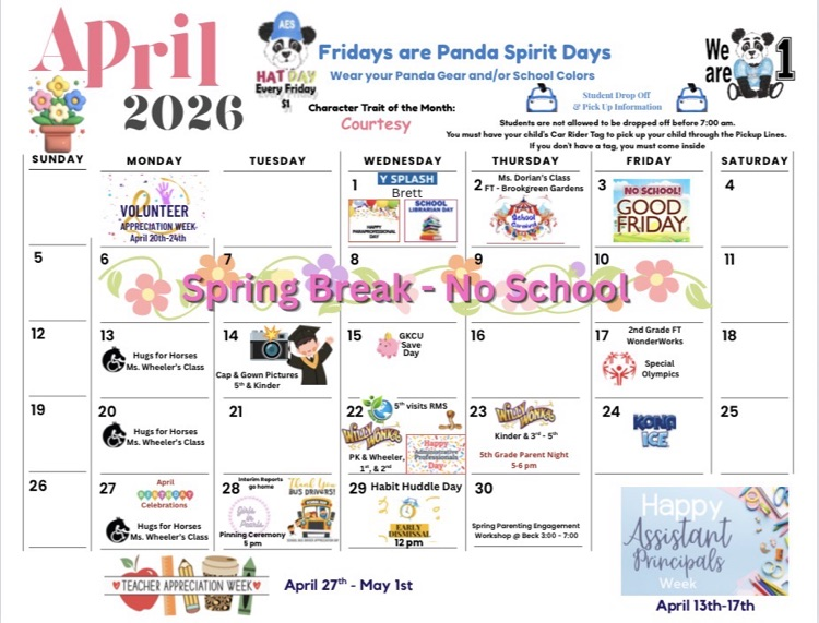 April Calendar