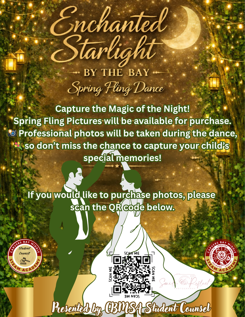 Spring Fling Pictures QR code flyer 