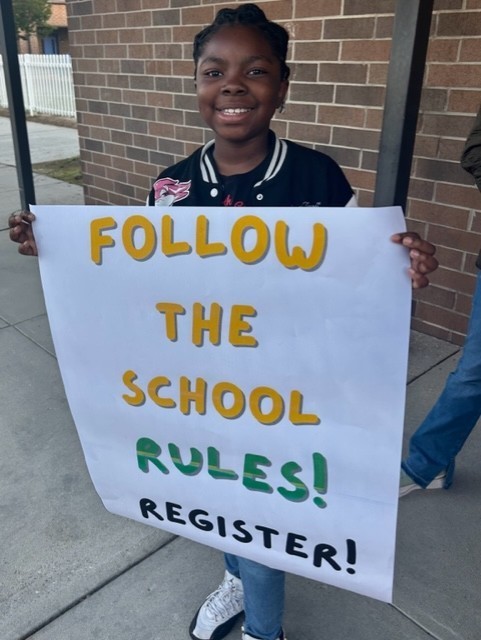 Cheering for Registration