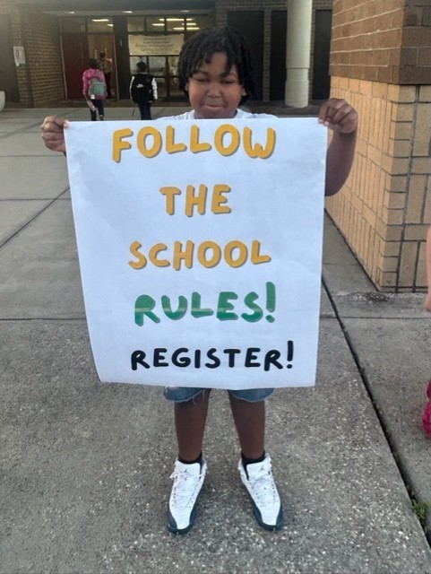 Cheering for Registration