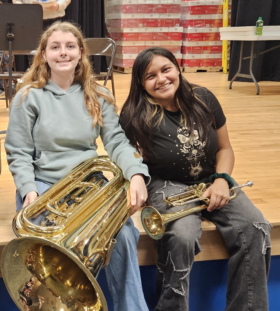 band students performing