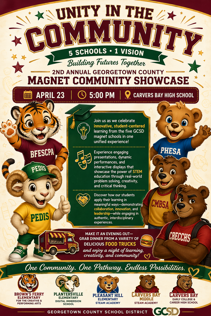 Unity in the community Showcase flyer