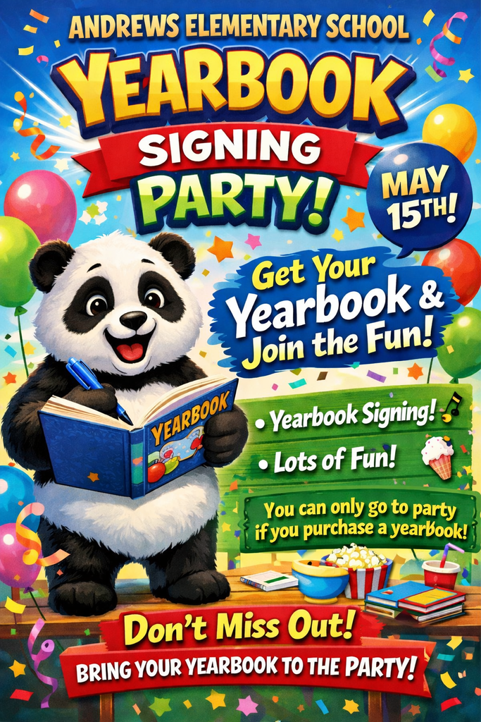 Yearbook Signing Party Flyer