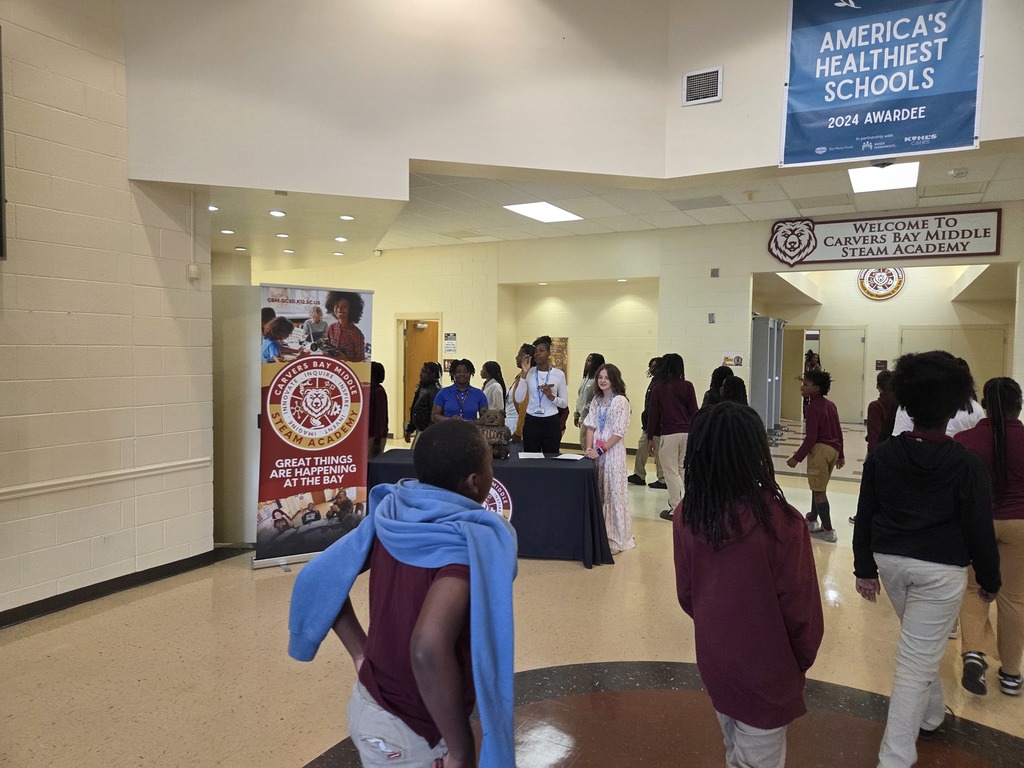5th graders entering Carvers Bay Middle STEAM Academy.