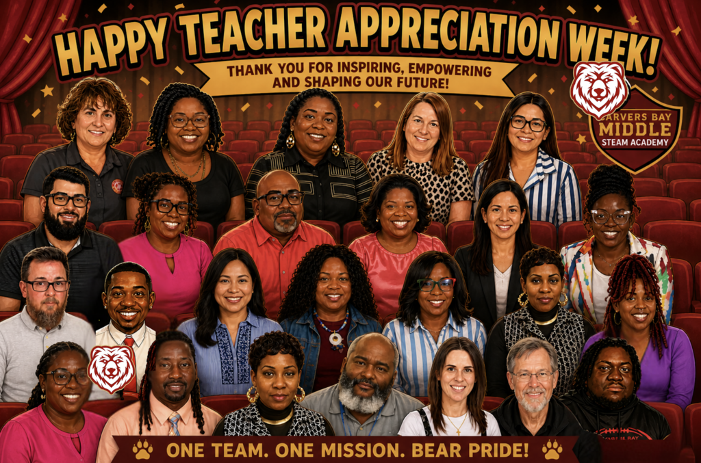 Happy Teachers Appreciation Week flyer.