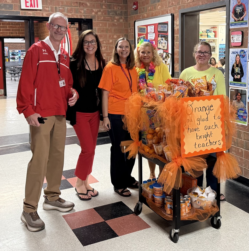 snack cart for teacher appreciation