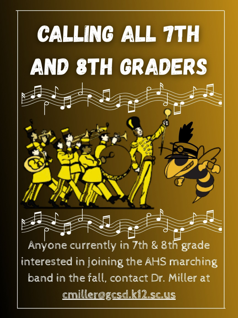 marching band interest flyer