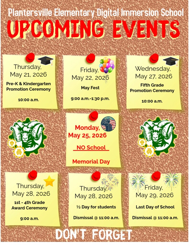 2025-2026 End of School Year Dates