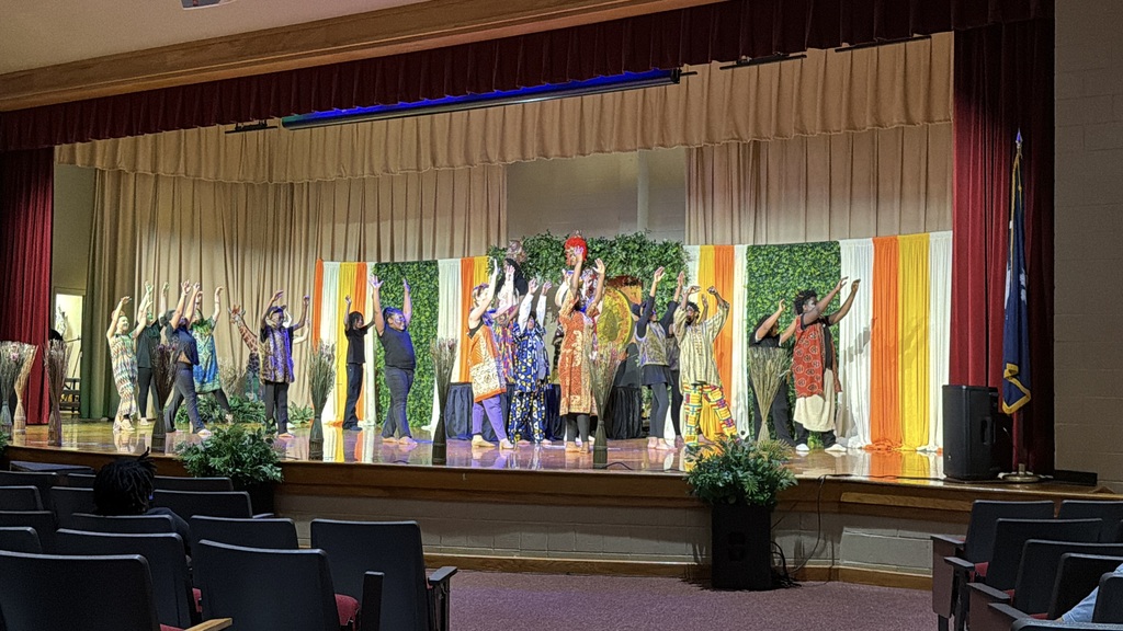 Our in-costume, middle school cast in the production of Disney's The Lion King Jr. 