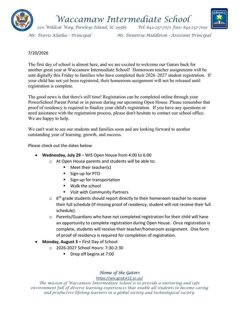 Parent Information