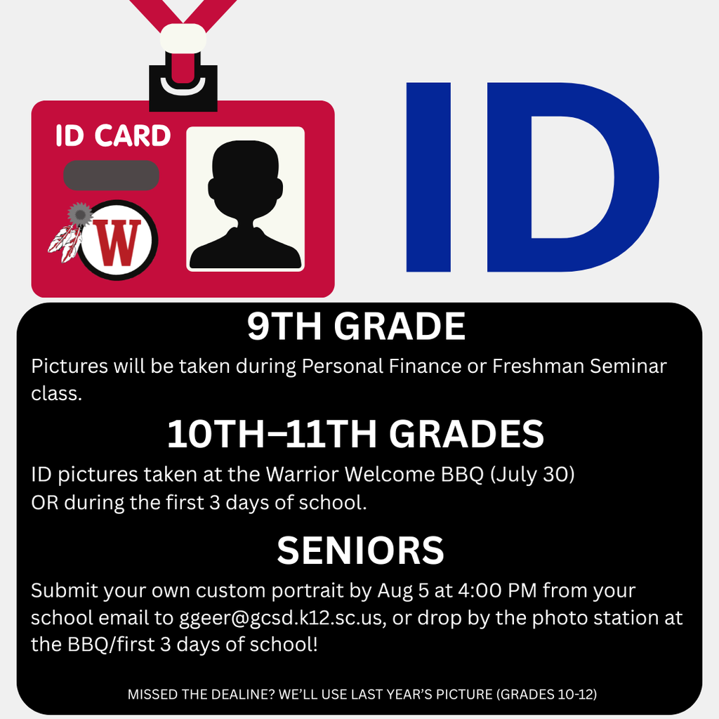 info on when ids will be taken