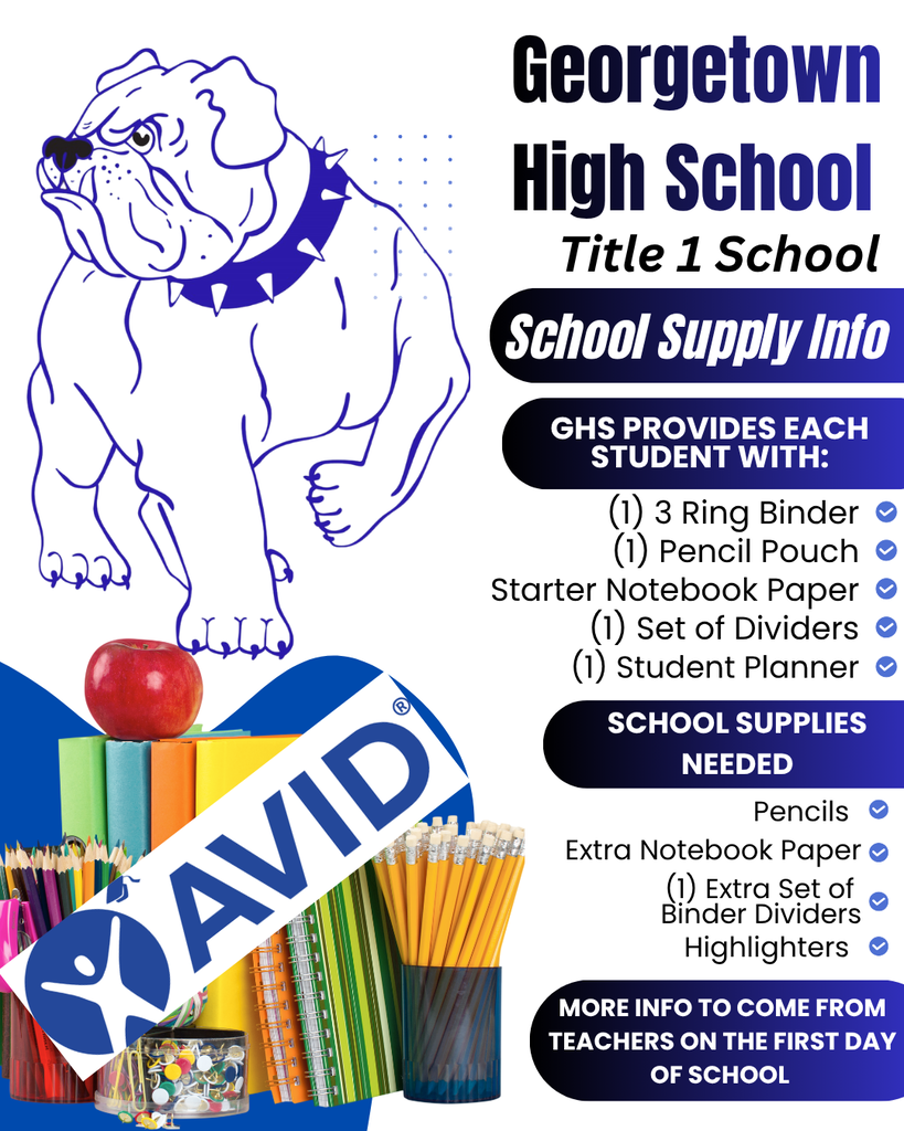 GHS School Supply Information
