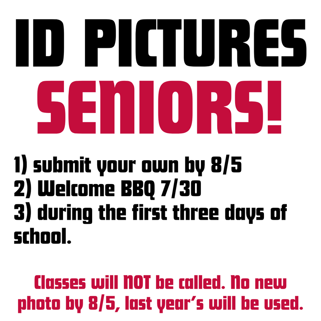 12th grade ID instructions