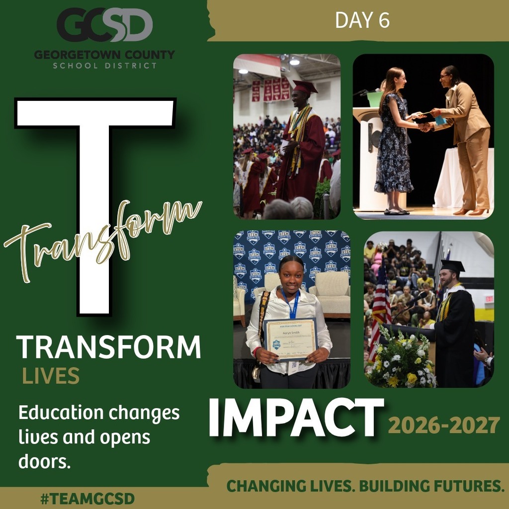 T is for transform. Education changes lives and opens doors. Graduates and scholarship recipients.