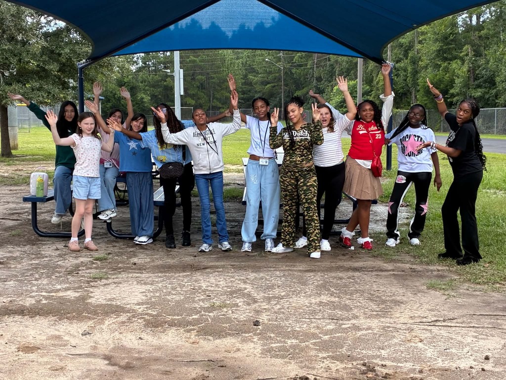 First Day Recess Our first day back at the Blue was a little short-lived thanks to Mother Nature doing what she does best. 🌧️💙 But before the rain rolled in, our 6th grade first recess group got to break in our brand-new shade area—and they definitely understood the assignment! 😎 We're looking forward to many more recess memories... hopefully with a little more sunshine! ☀️