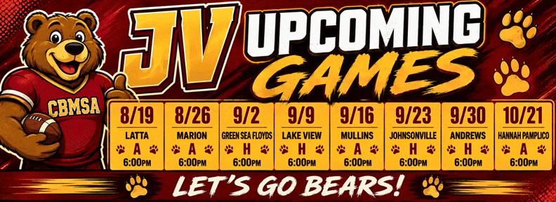All upcoming JV Football games for this season