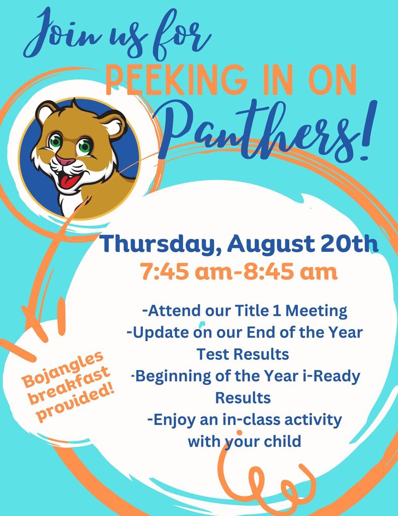 flyer with info about Peek-in event at SES