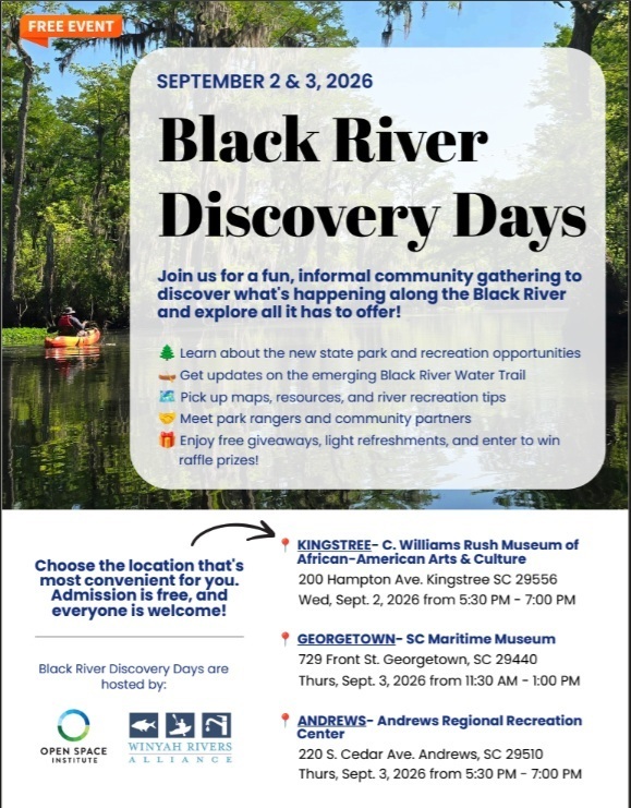 Poster for Black River Discovery Days