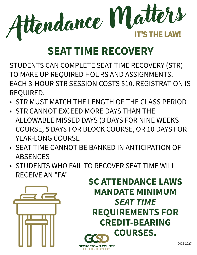 Attendance Matters-- We need you here every day!