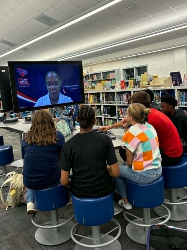 BIG BLUE LEADERS IN THE MAKING! 💙🐾 Today, Georgetown Middle School student-athletes had the opportunity to participate in the South Carolina High School League (SCHSL) Student Leadership Course! This free leadership course is designed for student-athletes in grades 9–12 who are serving as fall team captains or are interested in becoming future leaders. We are proud to celebrate our GMS student-athletes who were selected by Coach Barron to take part in this leadership opportunity. Their selection is a reflection of their character, commitment, teamwork, and potential to lead both on and off the field. Congratulations, Bulldogs! 🐾💙