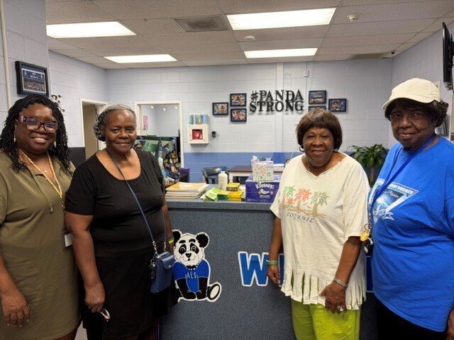 church giving school supplies