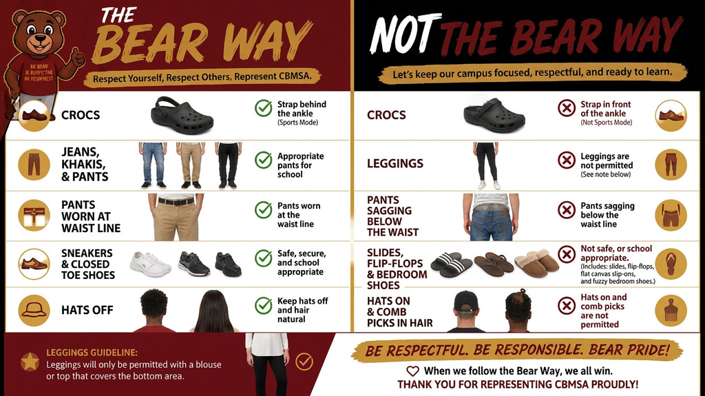 cbmsa dress code
