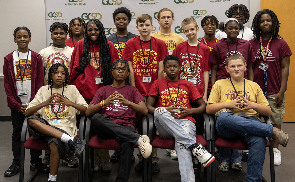Pro Team students from Carvers Bay Middle