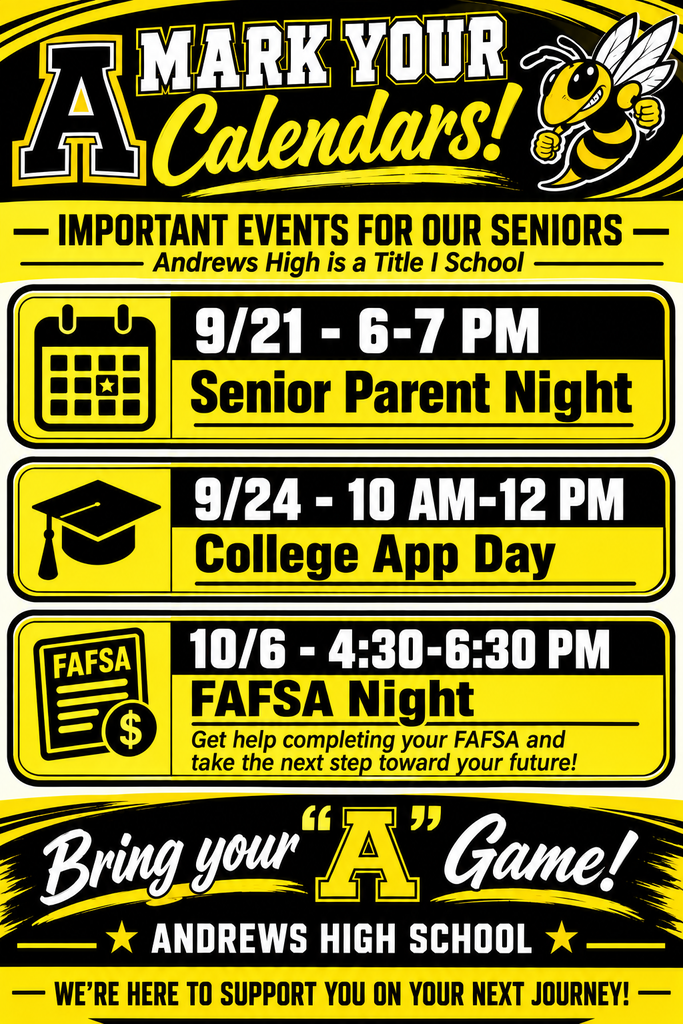 Senior Events Flyer