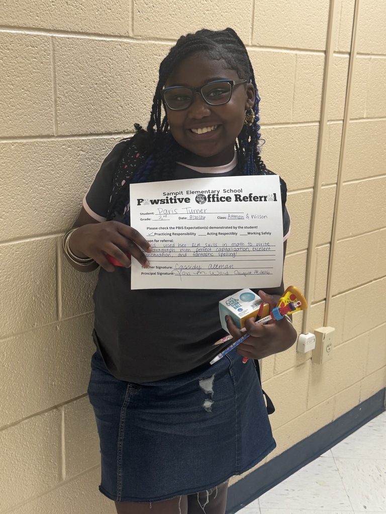 Students who recieved PAWsitive Office Referrals
