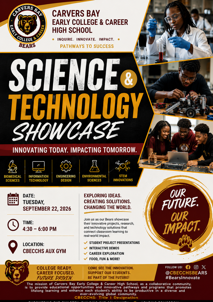 Science and Technology Showcase - Tuesday, September 22