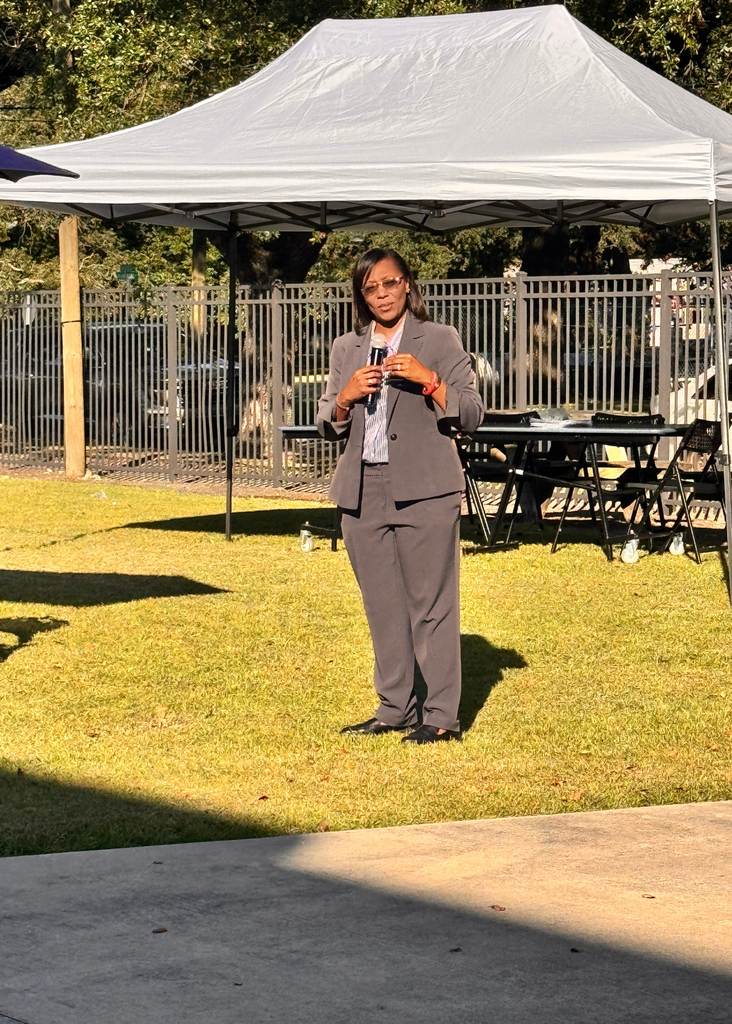 Dr. Bethany A. Giles, GCSD Superintendent, sharing powerful words about the IMPACT literacy has on our students, families, and community