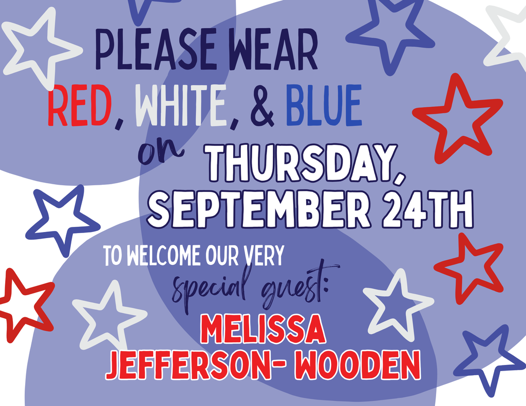 flyer for guest, Melissa Jefferson Wooden