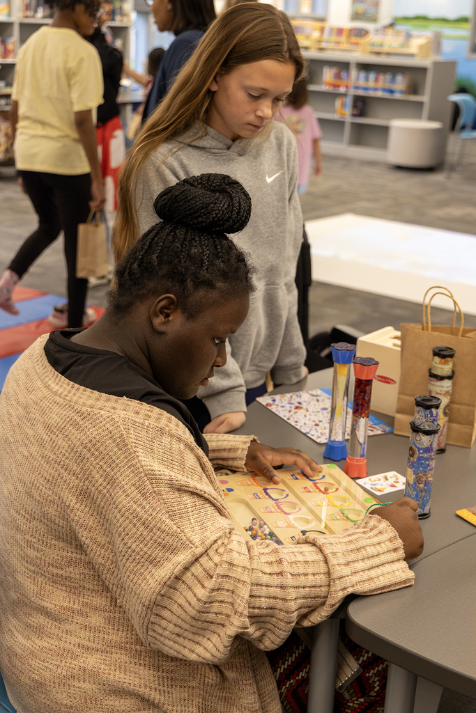 Students enjoying the Sensory Museum at GMS.