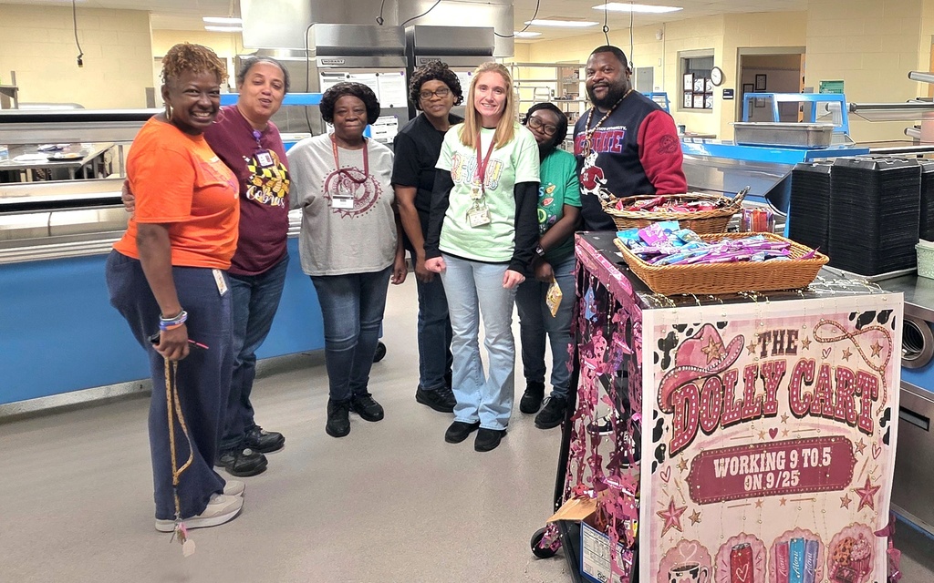 administrative team delivered treats to teachers and staff to thank them for working so hard