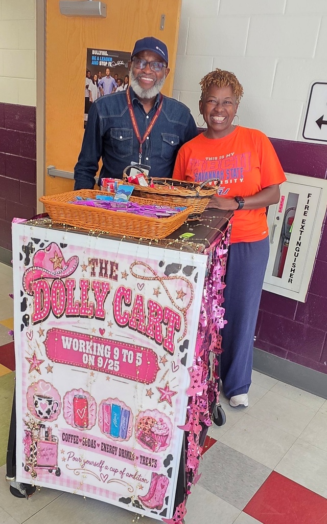 administrative team delivered treats to teachers and staff to thank them for working so hard