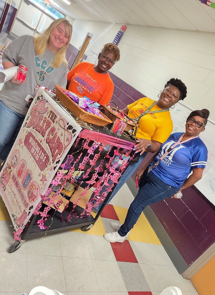 administrative team delivered treats to teachers and staff to thank them for working so hard