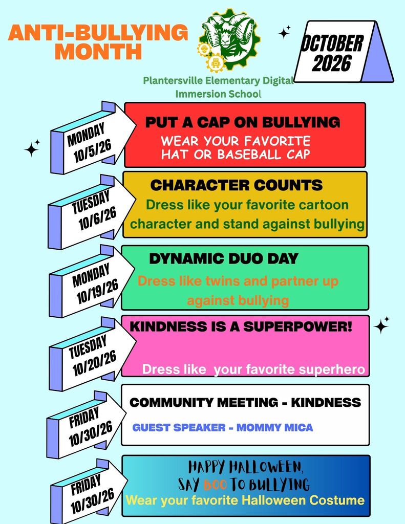 October 2026 Anti-Bullying