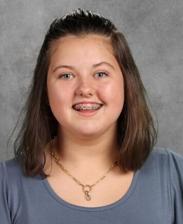 8th Grader Melia Poston-September Student of the Month