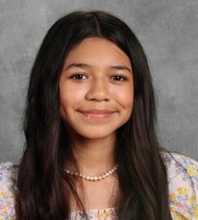 7th Grader Violeta del Angel Pulido-September Student of the Month