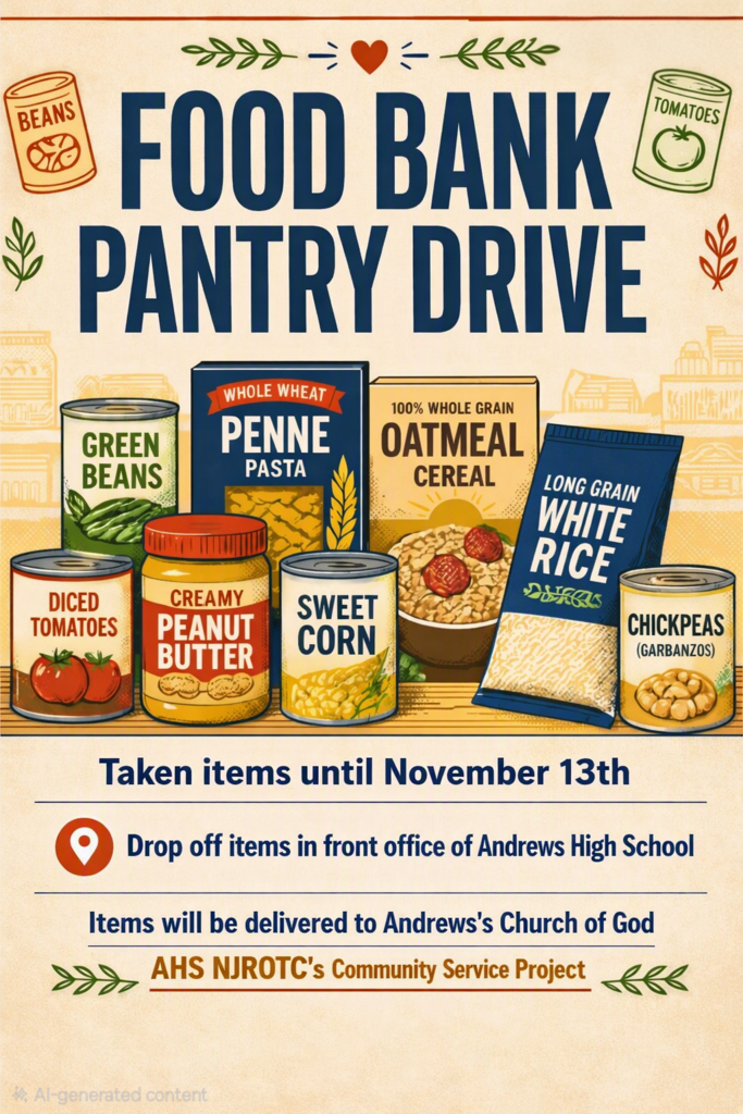 AHS FOOD BANK PANTRY DRIVE