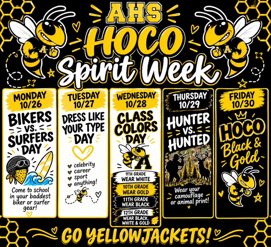 HOCO Spirit Week Flyer