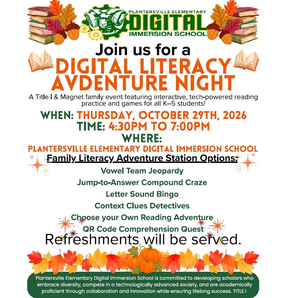 Digital Literacy Adventure Night