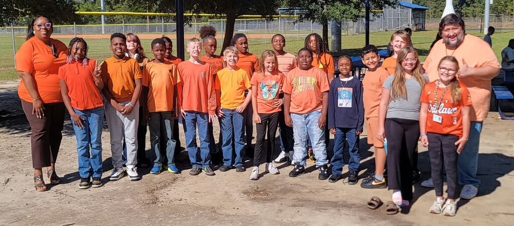 🧡 WE TRADED BLUE FOR ORANGE! 🧡 On Wednesday, BIG BLUE showed up and showed OUT for National Bullying Prevention Month! We had a BLAST blasting out bullying! 💥 And when we say we played NO games… ZOOM IN! 👀😂 We had a whole case of ORANGES in the building! 🍊🍊🍊 You can even spot a splash of orange on a SOCK! 🧦🧡 WAY TO GO, BIG BLUE! We stood together and made it clear: Bullying has NO place at The Blue! 💙