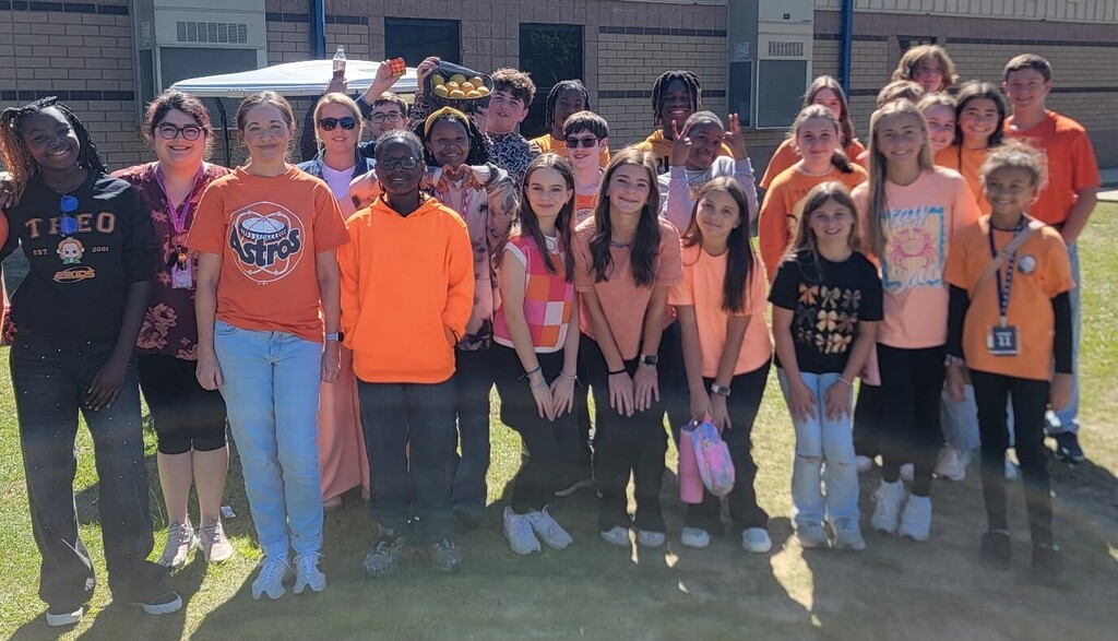 🧡 WE TRADED BLUE FOR ORANGE! 🧡 On Wednesday, BIG BLUE showed up and showed OUT for National Bullying Prevention Month! We had a BLAST blasting out bullying! 💥 And when we say we played NO games… ZOOM IN! 👀😂 We had a whole case of ORANGES in the building! 🍊🍊🍊 You can even spot a splash of orange on a SOCK! 🧦🧡 WAY TO GO, BIG BLUE! We stood together and made it clear: Bullying has NO place at The Blue! 💙