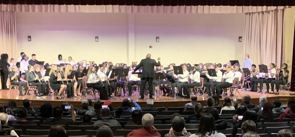 Dr. Steven J. Reid and the GCSD Middle School All-County Band