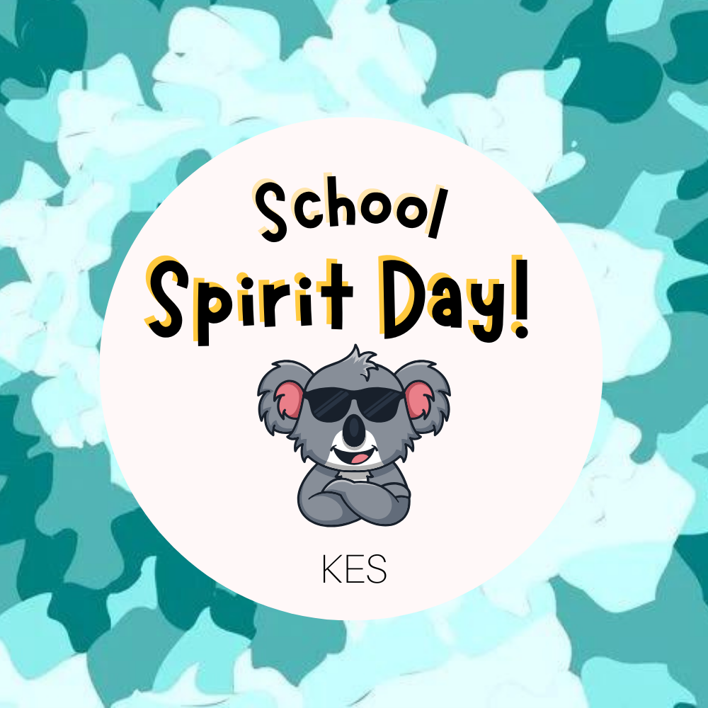 spirit day reminder with koala