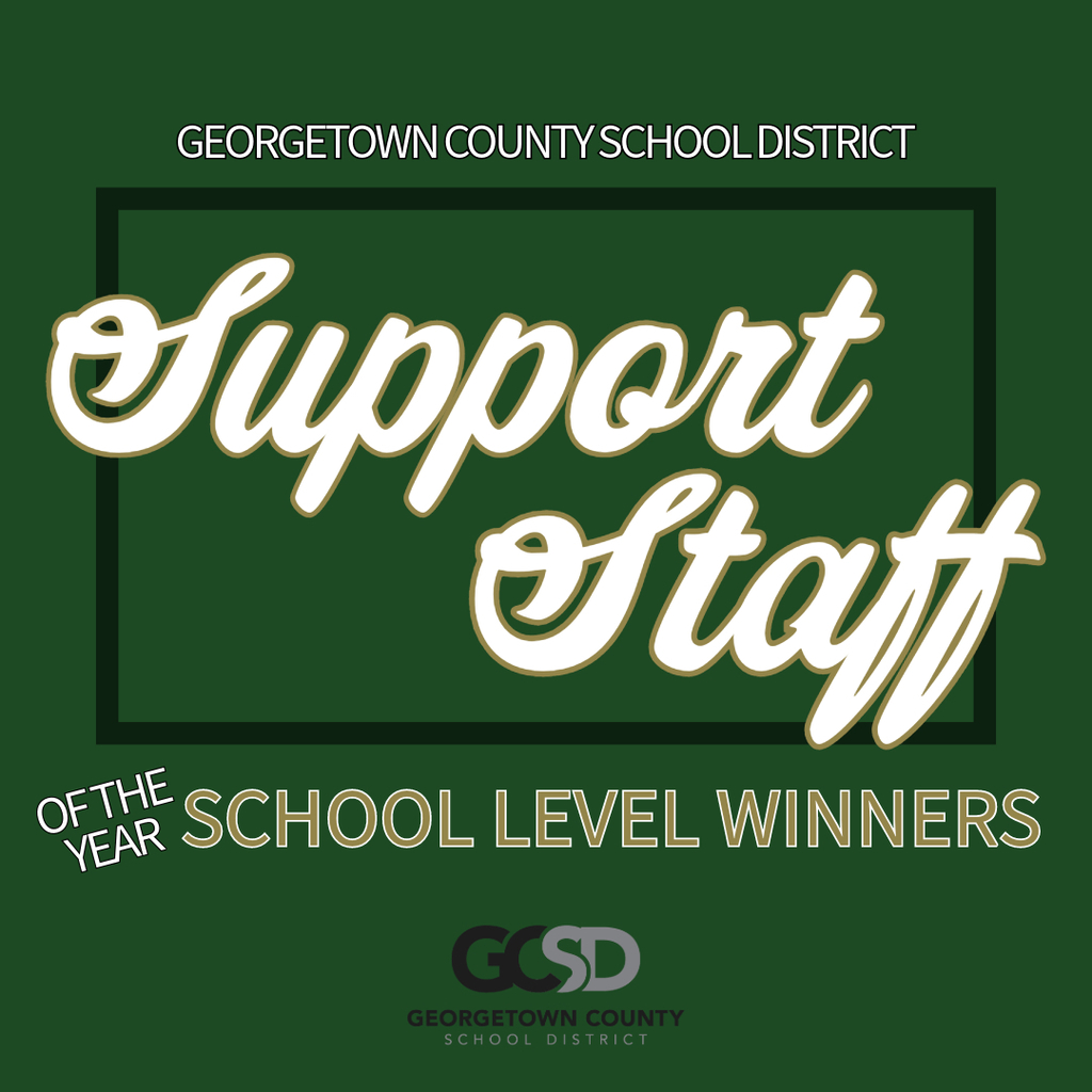 GCSD Support Staff of the Year School Level Winners announcement